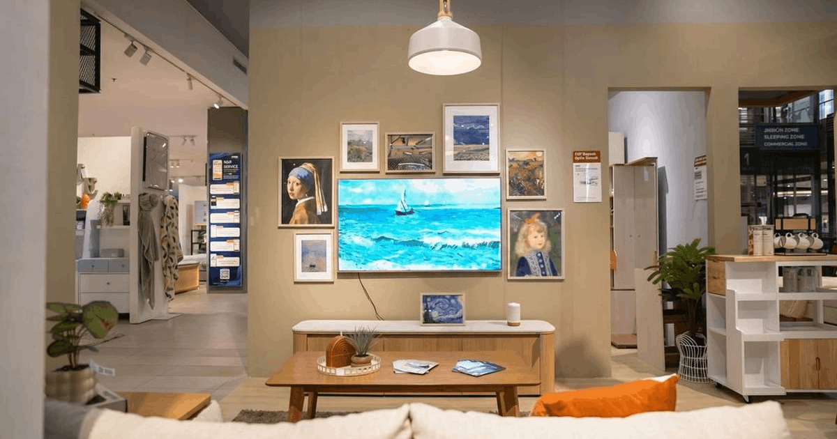 TV TCL Mirip Lukisan