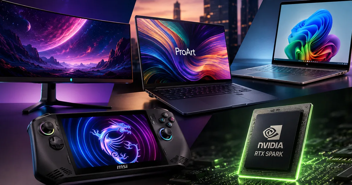 computex 2026 Computex 2026: Dari Handheld hingga Monitor, Empat Kategori… computex 2026 - ilustrasi berita Computex 2026: Dari Handheld hingga Monitor, Empat Kategori Teknologi yang Paling…
