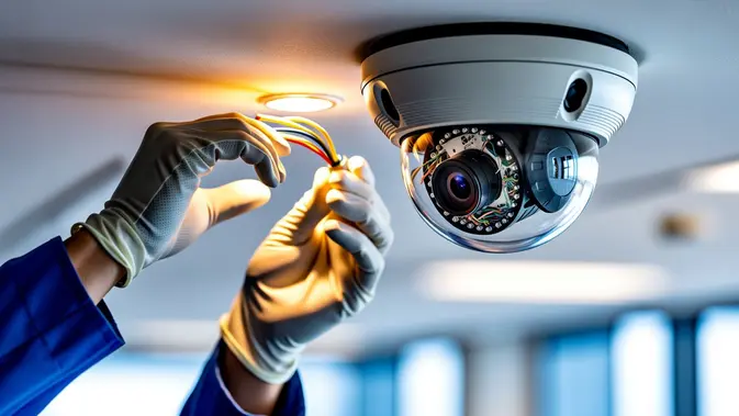 cara kerja cctv - ilustrasi berita Permintaan Teks Sumber: Cara Kerja CCTV