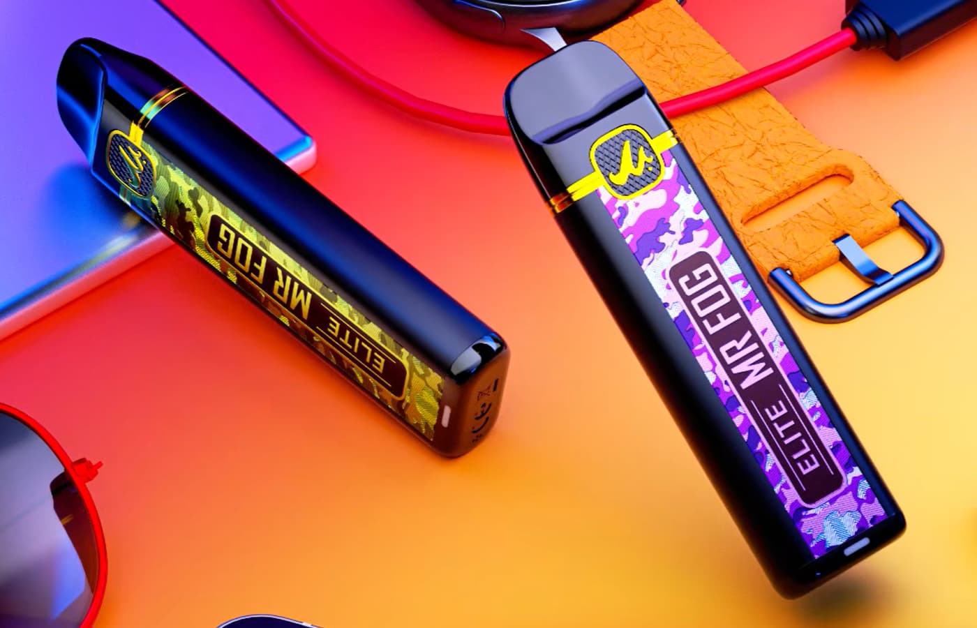 mr fog elite - ilustrasi berita Ulasan MR FOG Elite: Pod Vape Tertutup yang Stylish dan Ramah Pemula