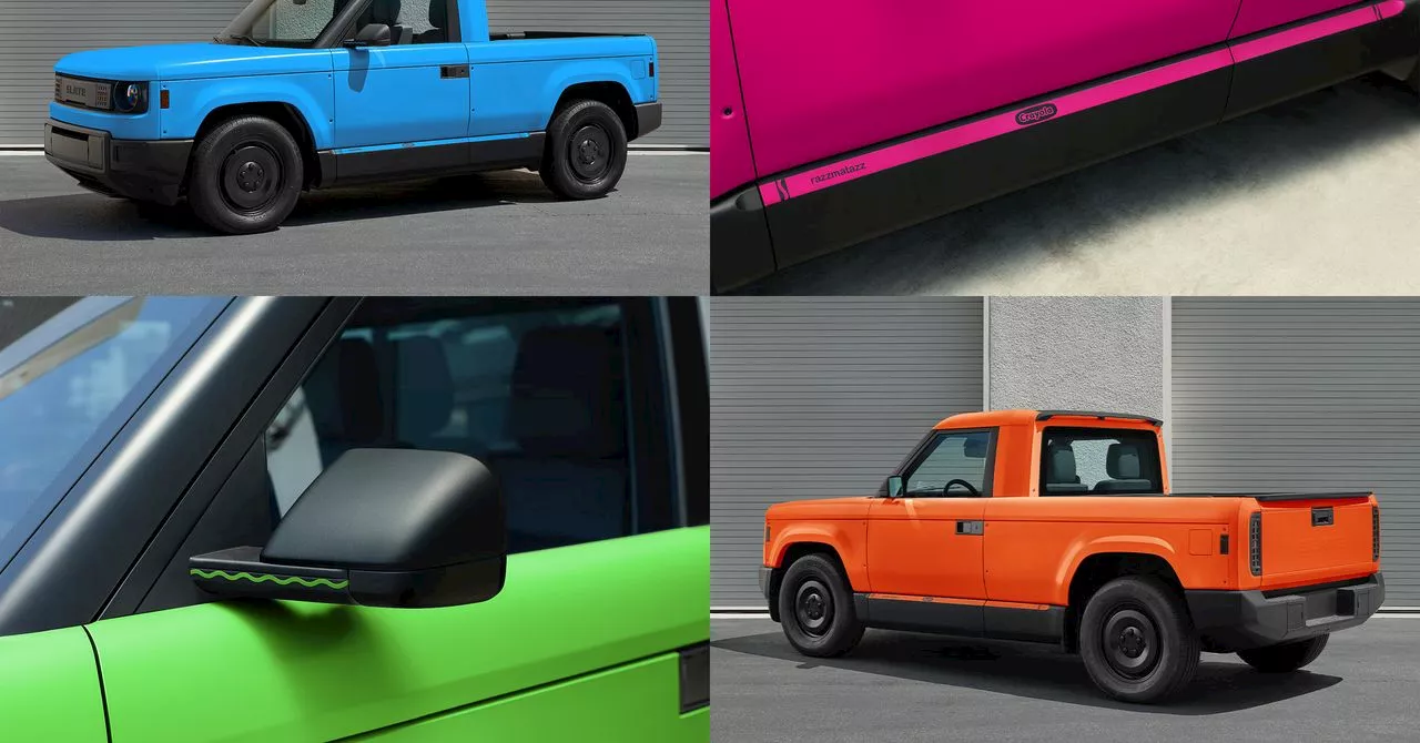 wrap truk listrik Slate Gandeng Crayola untuk Wrap Truk Listrik Berwarna wrap truk listrik - ilustrasi berita Slate Gandeng Crayola untuk Wrap Truk Listrik Berwarna